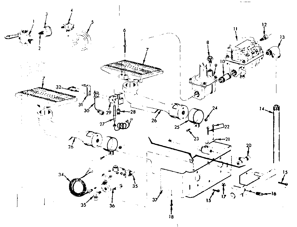 BURNER & MANIFOLD ASSEMBLY