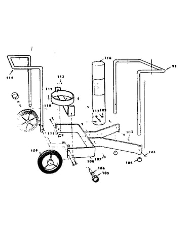 Portable cart assemblies