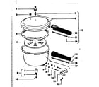 Kenmore 62065010 replacement parts diagram