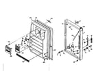 Kenmore 1066025201 door parts diagram