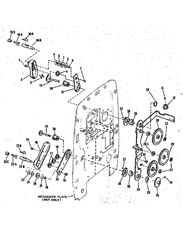Reel arms and gears