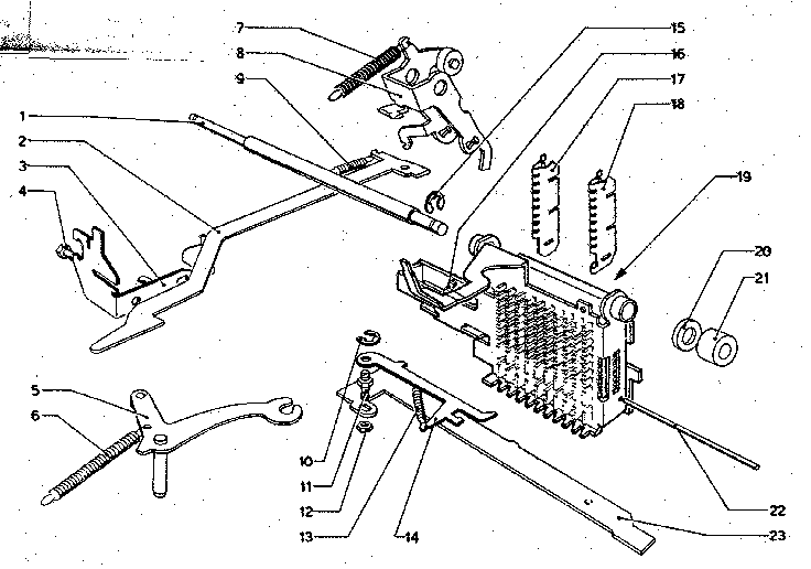 STOP SECTION, ESCAPEMENT, RESTORING OF STOP SECTION