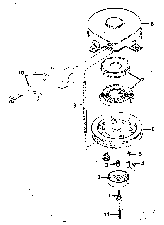 Rewind starter no. 590420