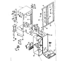 Kenmore 1067600341 cabinet parts diagram