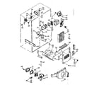 Kenmore 1067600341 air flow and control parts diagram