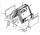 Kenmore 8676611X evaporator assembly diagram