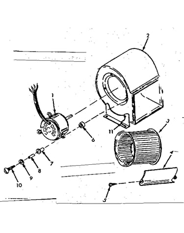 H-q blower assembly