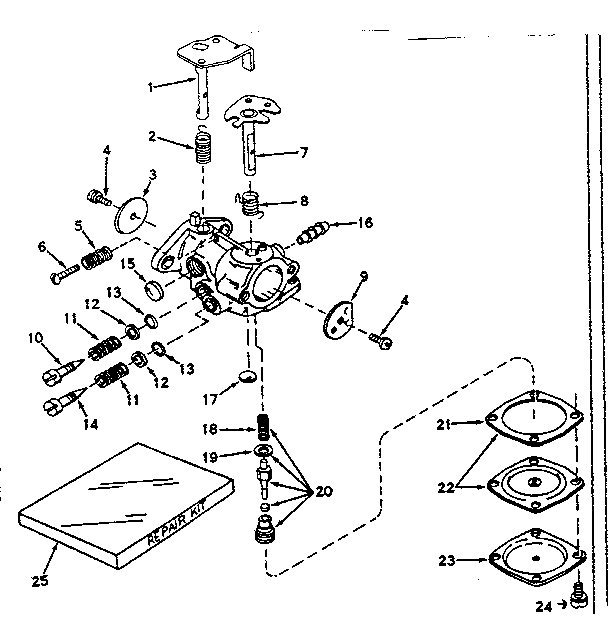 CARBURETOR NO. 630989