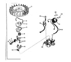 Tecumseh H25-25139G magneto no. 610690a diagram
