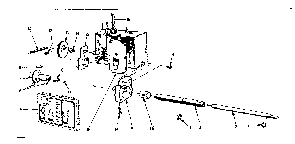 Uhf tuner mechanical parts