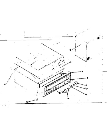 Cabinet exploded view