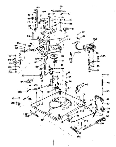 Parts below base plate