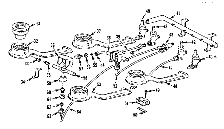 Burner section