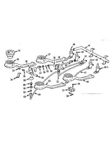 Burner section
