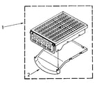 Kenmore 11087984300 dry rack diagram
