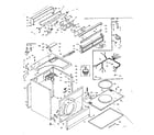 Kenmore 1106507801 machine sub-assembly diagram