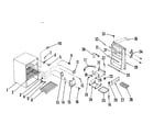 Kenmore 1267904820 cabinet parts diagram