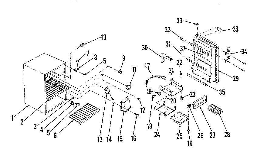Cabinet parts