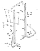 Squat rack assembly