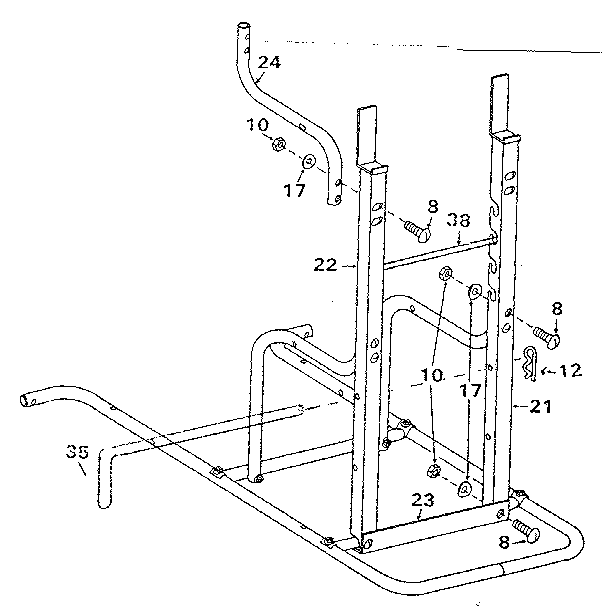 Barbell support assembly