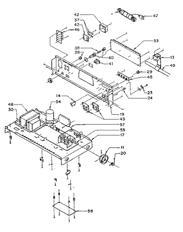 Chassis and rear mounted assemblies