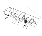 Kenmore 583400040 motor package assembly diagram
