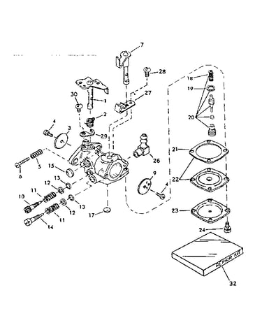 Carburetor no. 631495