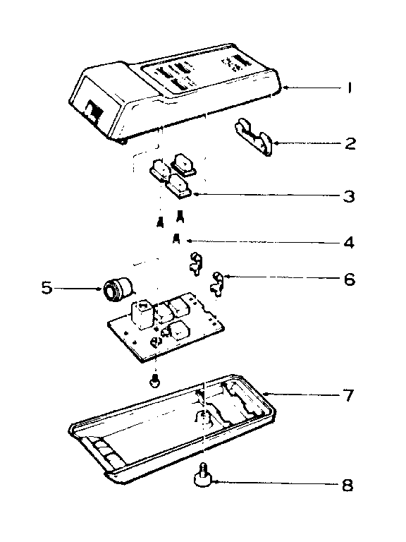 Remote control transmitter parts