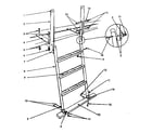Sears 30745142 outside ladder diagram
