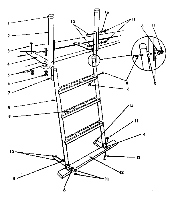 Outside ladder