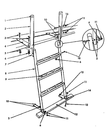 Outside ladder