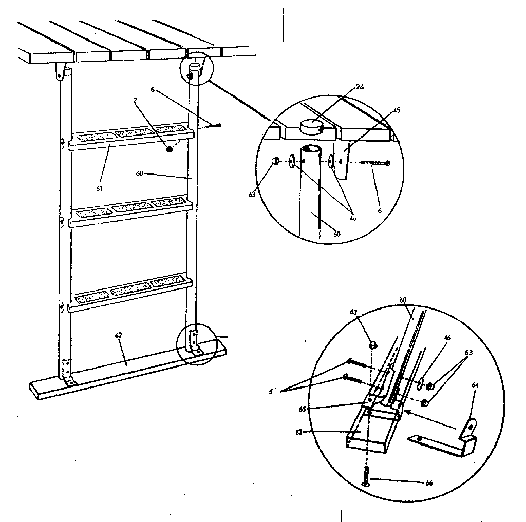 Outside ladder