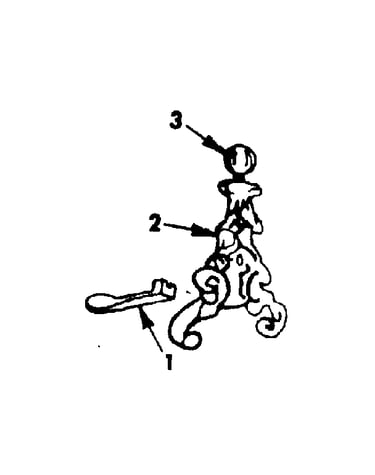 Andirons - no. 42-84072 set of two