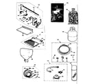 Kenmore 25822442 accessories diagram