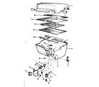 Kenmore 25822432 grill and burner section diagram