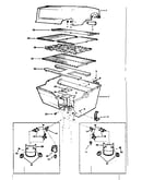 Grill and burner section