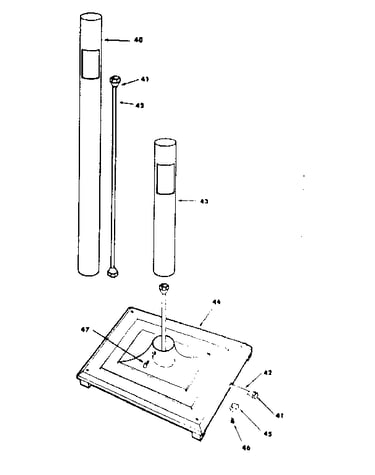 Grill posts parts