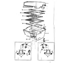 Kenmore 25822739 grill and burner section diagram
