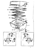 Grill and burner section