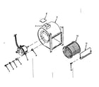 Kenmore 8676316 h-q blower assembly diagram