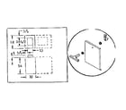 Kenmore 8676315 assembly of door latch to access door diagram
