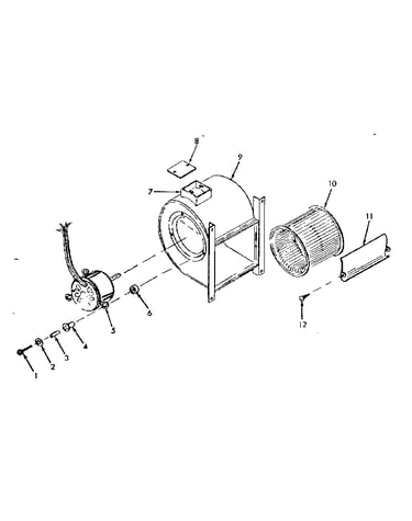 H-q blower assembly