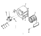 Kenmore 8676404 h-q blower assembly diagram