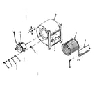 Kenmore 86764101 h-q blower assembly diagram