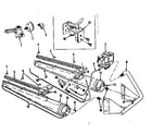 Kenmore 86764101 burner & manifold assembly diagram