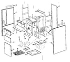 Kenmore 86764101 furnace assemblies diagram