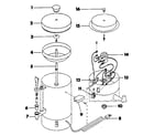 Kenmore 165480840 replacement parts diagram