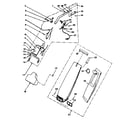 Kenmore 1753480180 handle and bag housing diagram
