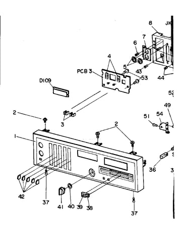 Front panel assembly