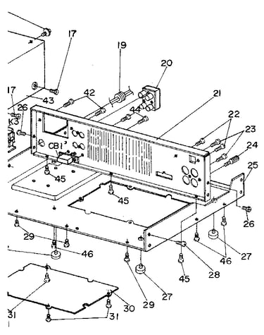 Rear chassis assembly